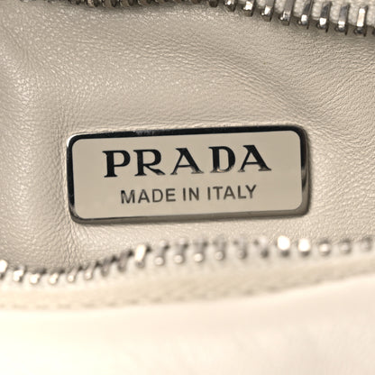 Prada Nappa Soft Padded Mini Bag White 5 of 10