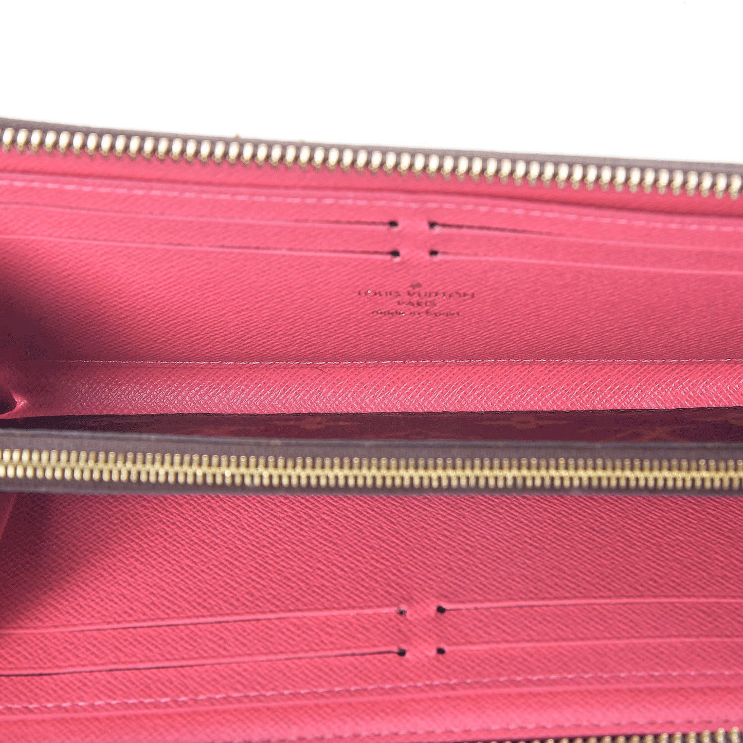 Monogram Clemence Wallet Hot Pink