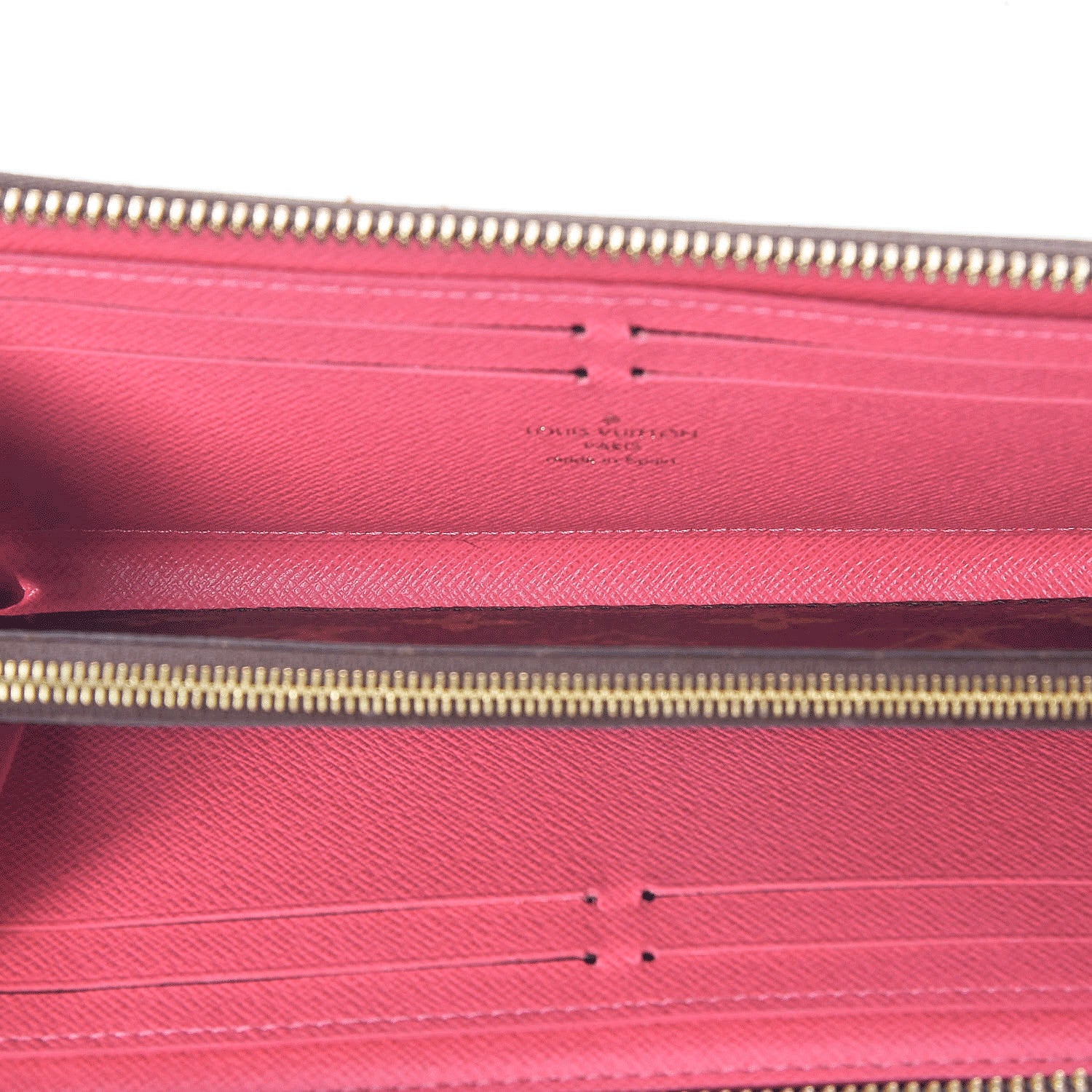 Louis Vuitton Monogram Clemence Wallet Hot Pink 5 of 11