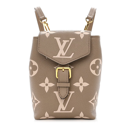 Louis Vuitton Empreinte Monogram Giant Tiny Backpack Tourterelle Cream 1 of 10