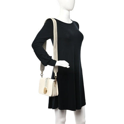 Salvatore Ferragamo Calfskin Vittoria Bag White 3 of 12