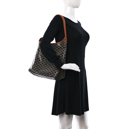 Goyard Goyardine Boheme Hobo Black Gold 2 of 10