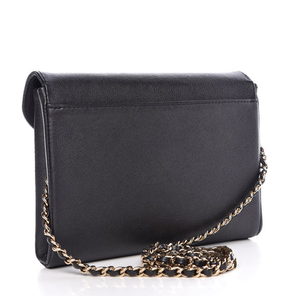 Chanel Calfskin Quilted Smart Pocket Crossbody Bag Black 3 of 8