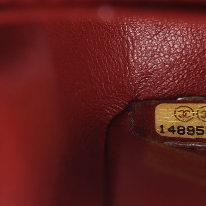 Chanel Caviar Quilted East West Flap Red 9 of 11