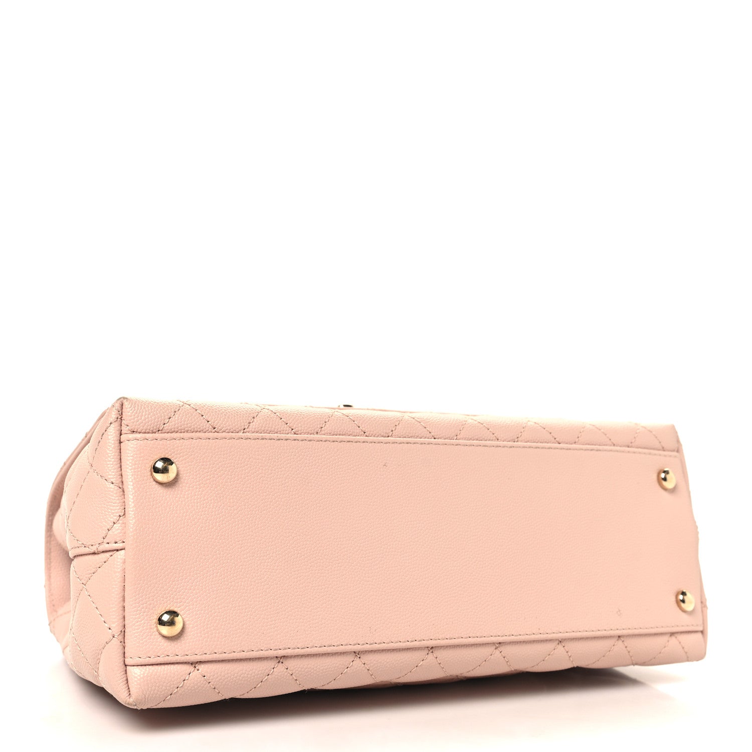 Chanel Caviar Quilted Small Coco Handle Flap Light Pink 4 of 13