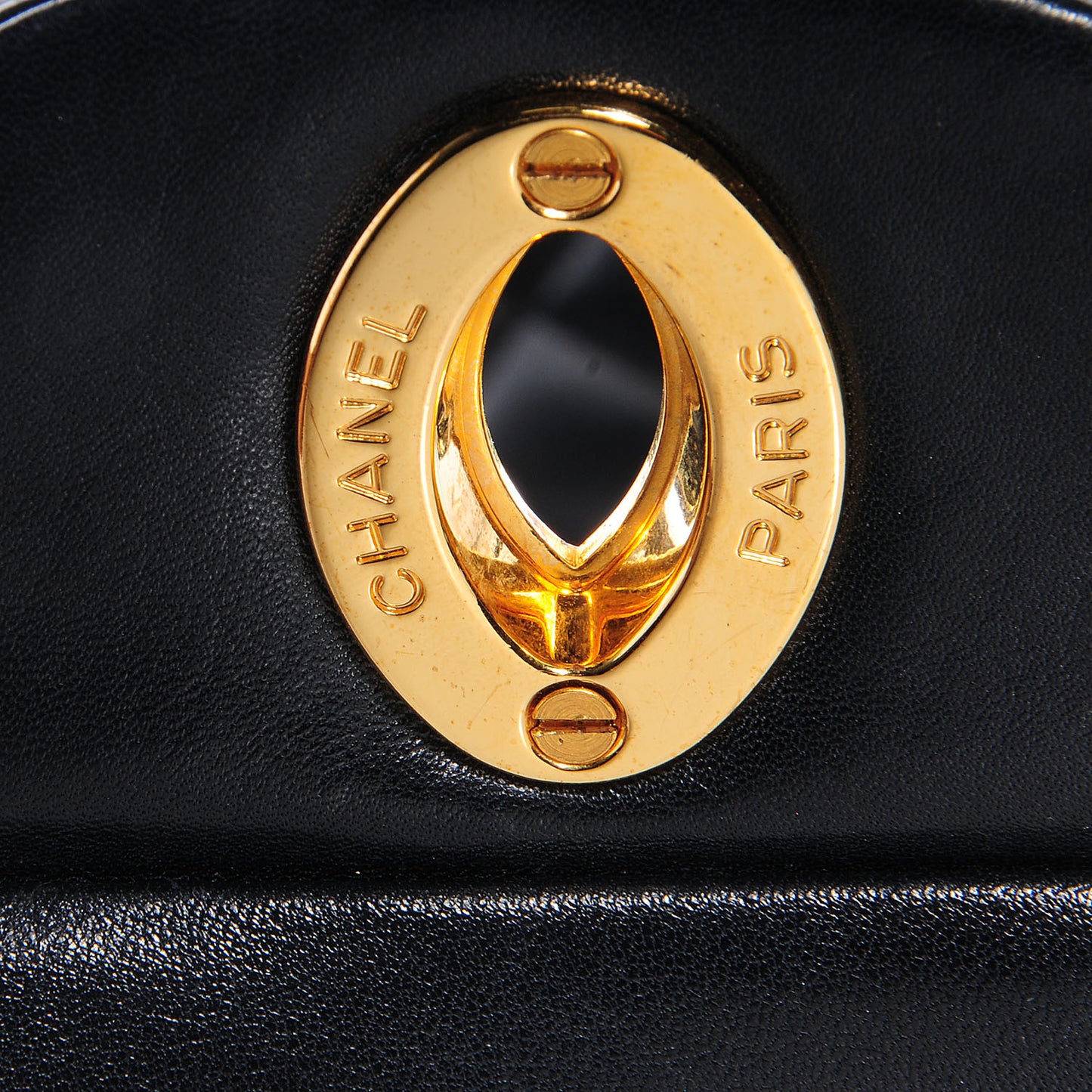 Lambskin XL Jumbo Flap Black