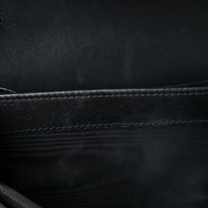 Gucci Velvet Matelasse GG Marmont Chain Wallet Black 14 of 24