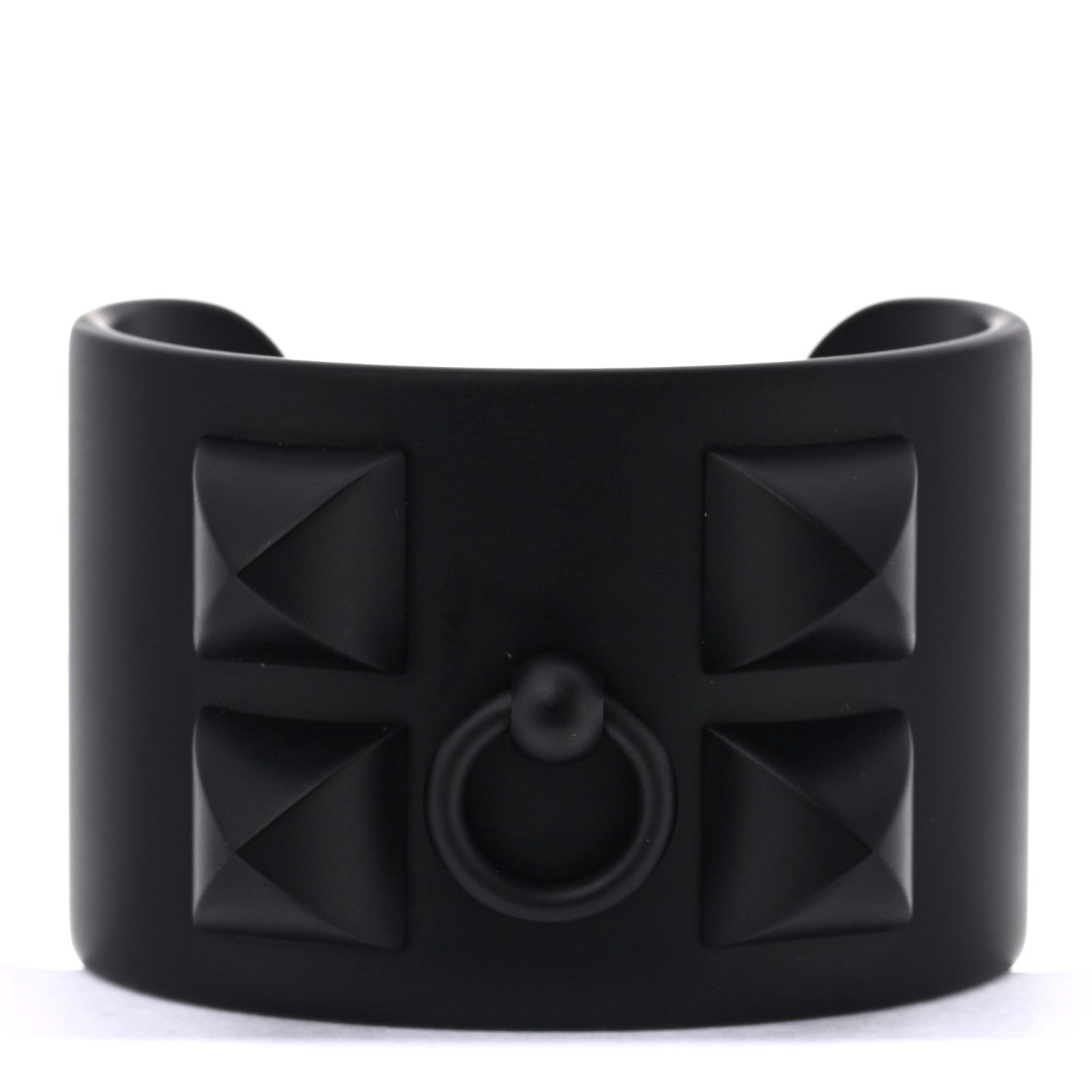 Hermes Aluminium Sunset Collier De Chien CDC Bracelet T2 Noir Intense 1 of 4