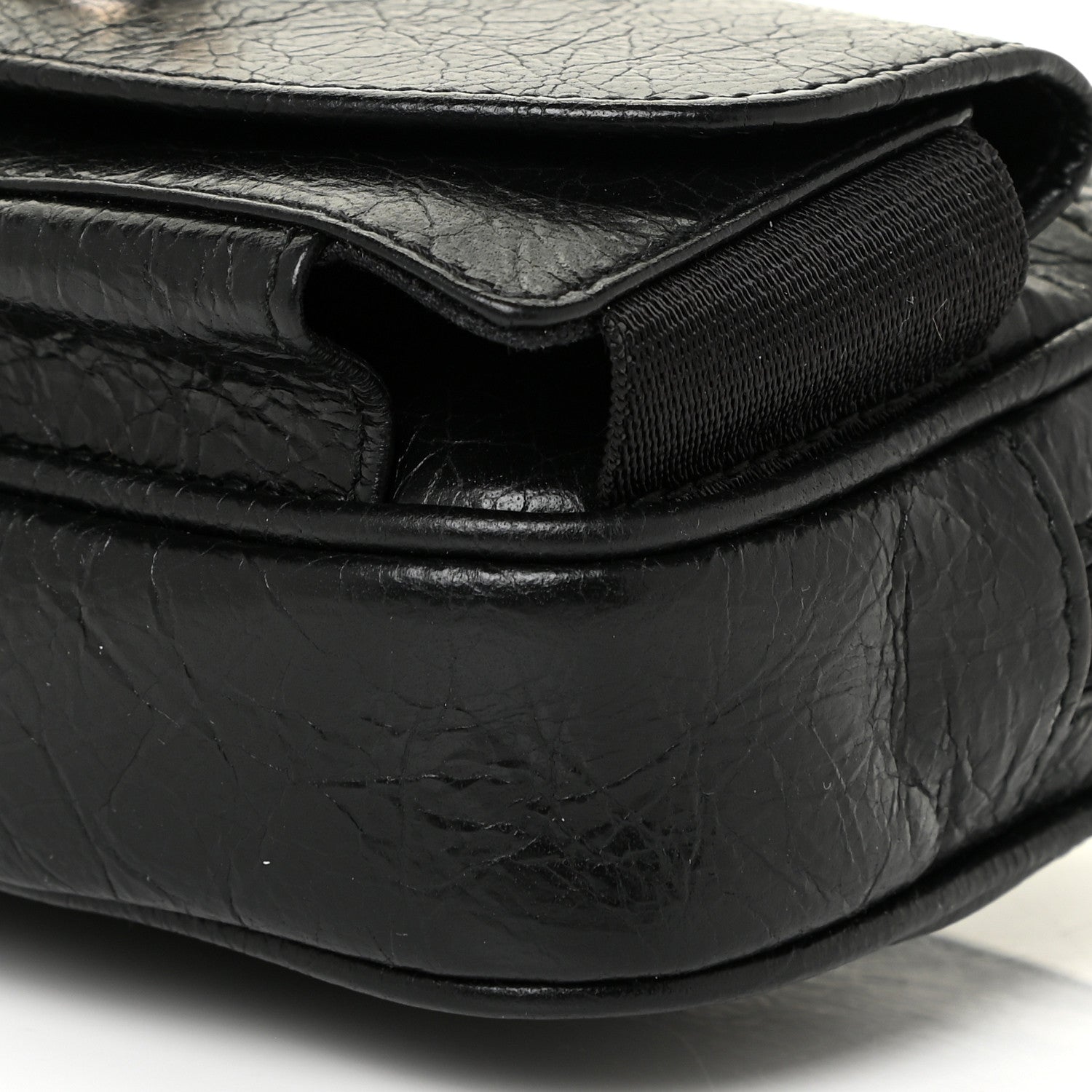 Gucci Fluffy Calfskin Mini Morpheus Belt Bag 90 36 Black 10 of 11
