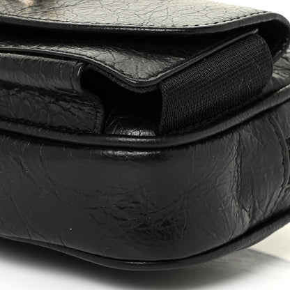 Gucci Fluffy Calfskin Mini Morpheus Belt Bag 90 36 Black 10 of 11