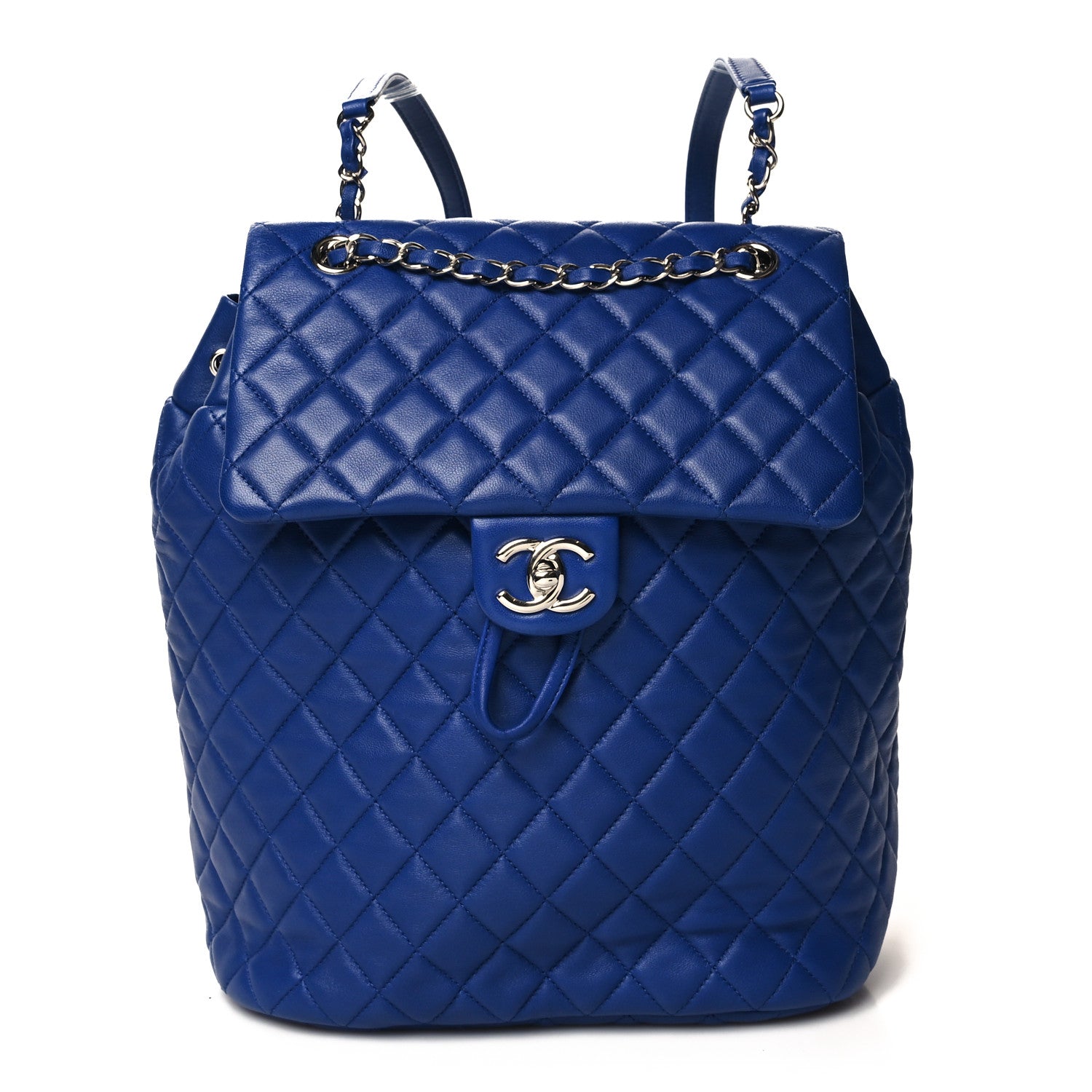 Chanel Calfskin Quilted Large Urban Spirit Backpack Navy 1 of 10