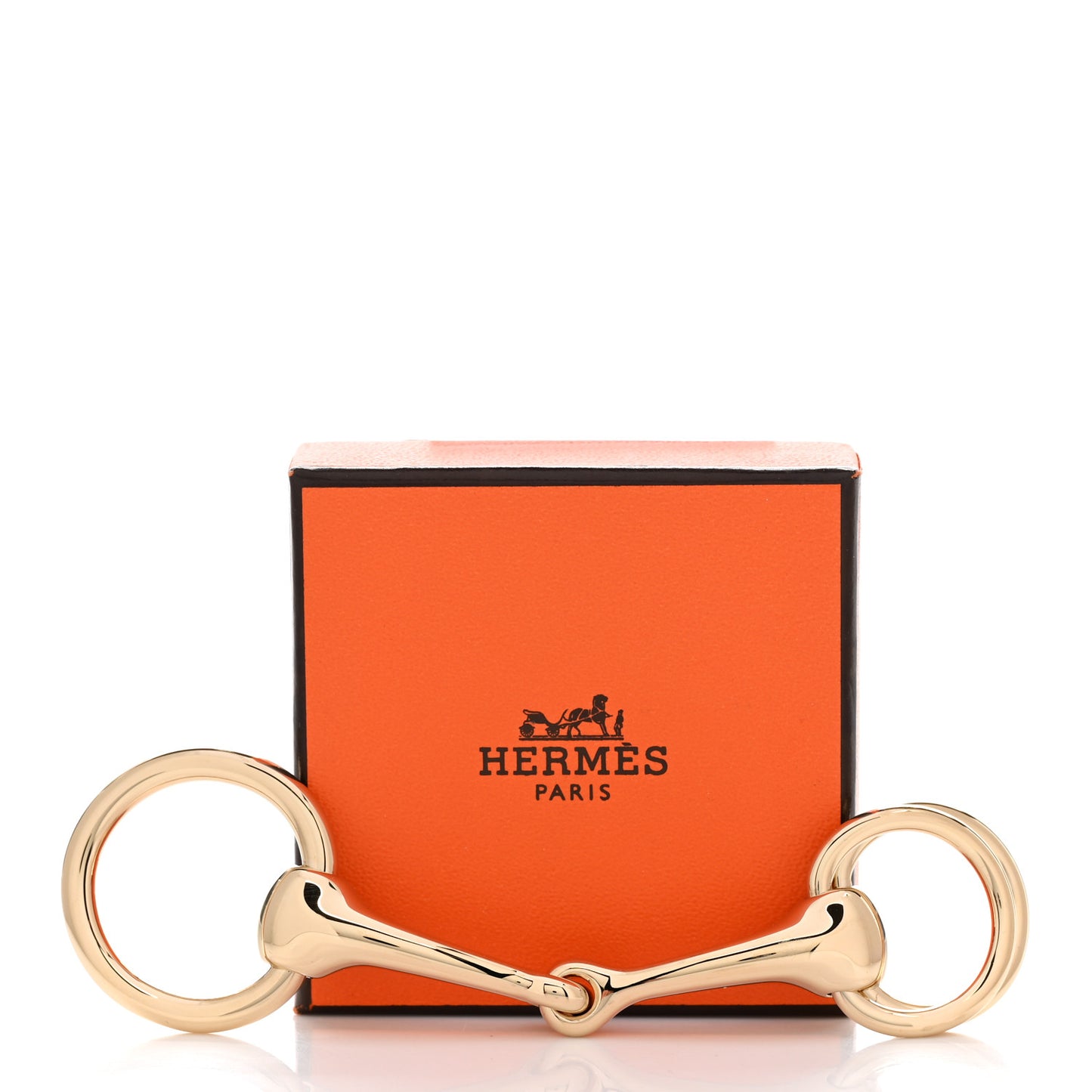 Permabrass Mors Scarf Ring Gold