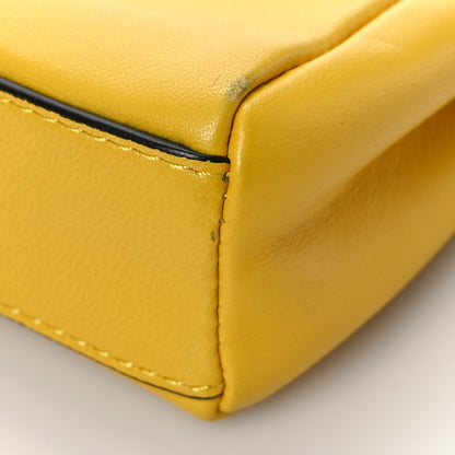 Fendi Shiny Nappa Micro Peekaboo Iconic Satchel Sunflower 8 of 11