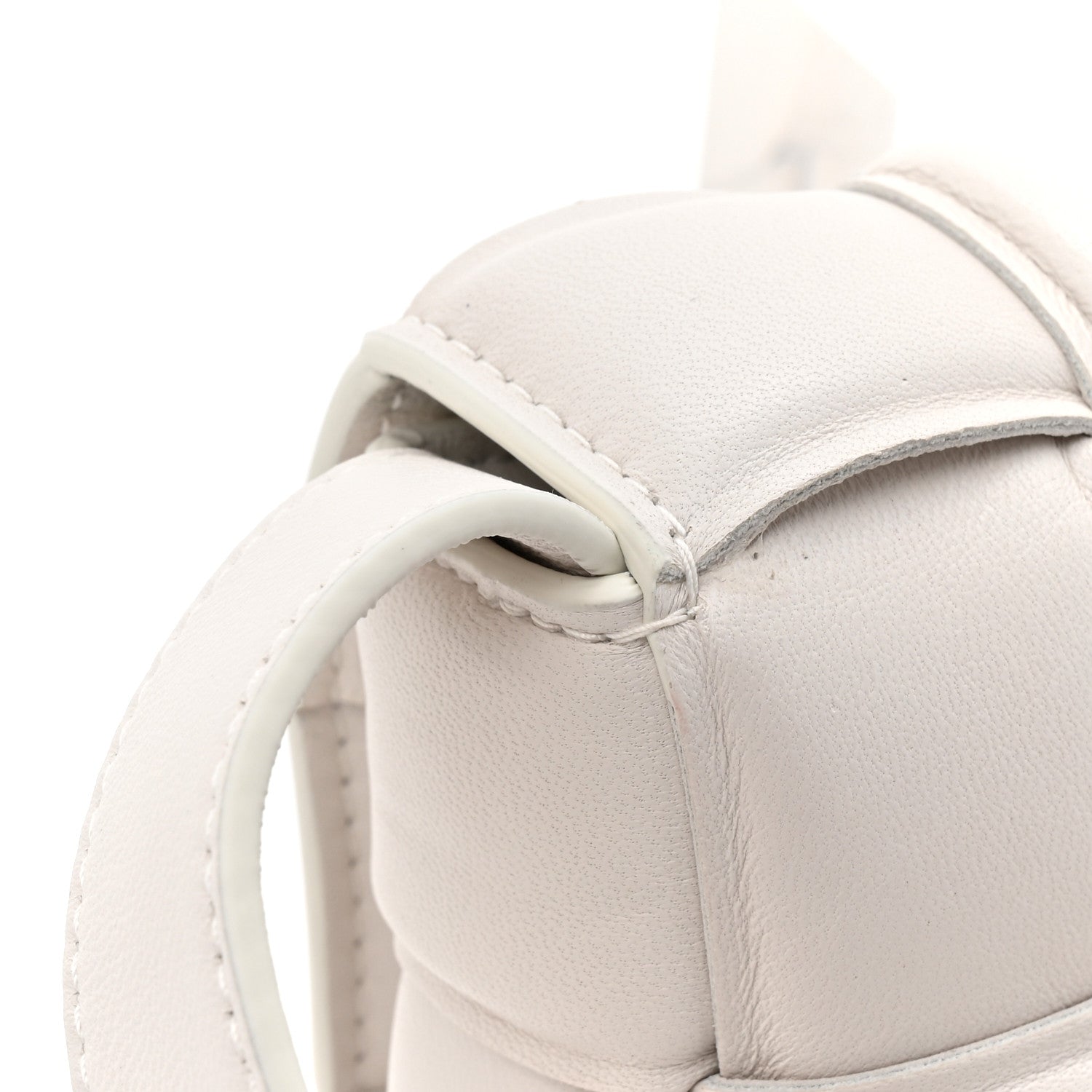 Bottega Veneta Nappa Maxi Intreccio Small Padded Cassette Crossbody Bag White 10 of 10