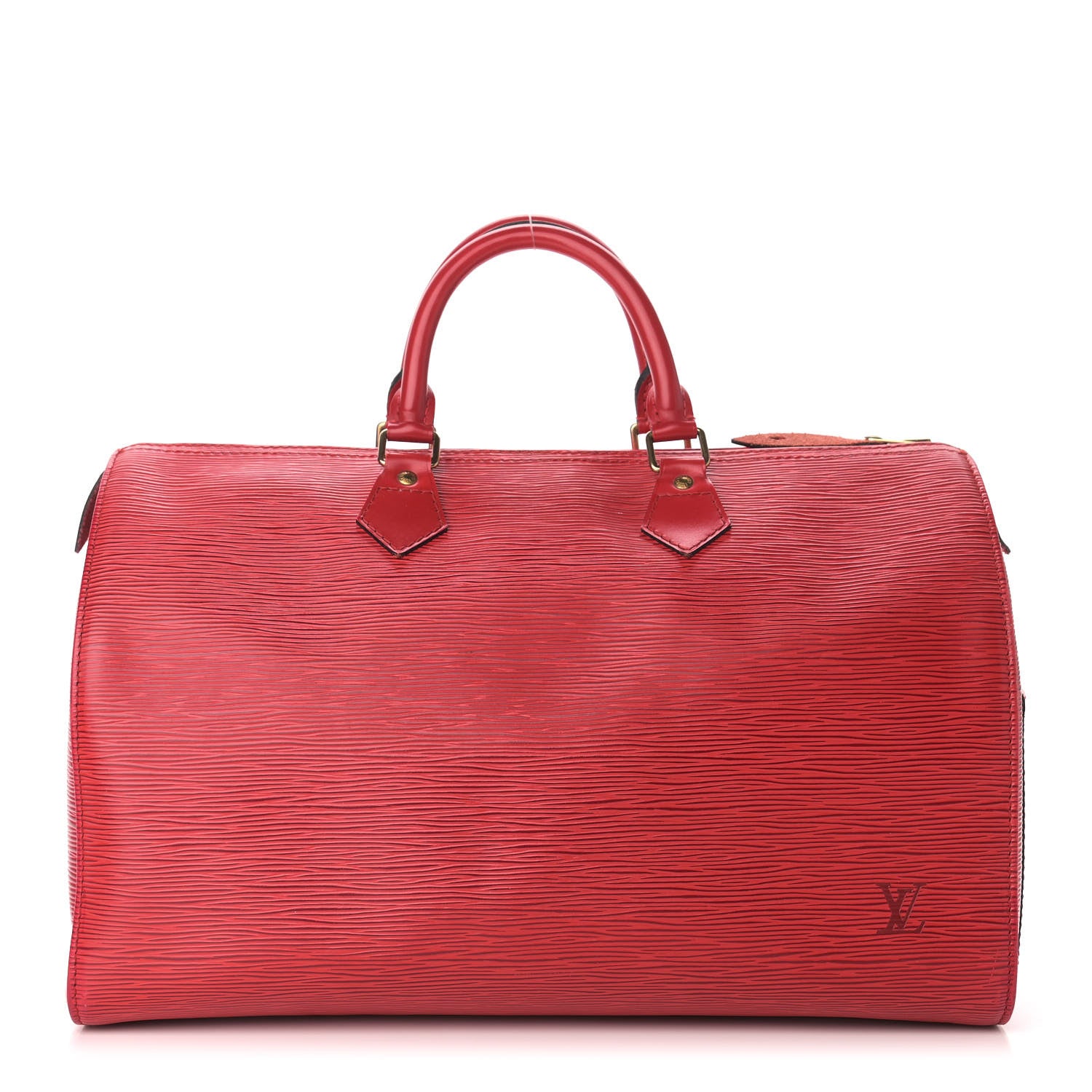 Louis Vuitton Epi Speedy 35 Castillan Red 1 of 12