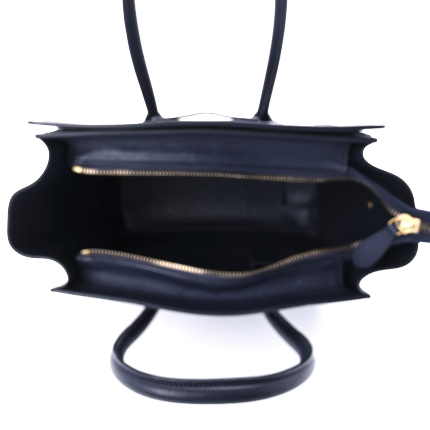 Smooth Calfskin Micro Luggage Navy Blue