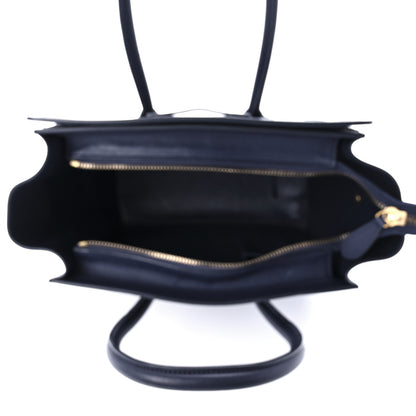 Celine Smooth Calfskin Micro Luggage Navy Blue 5 of 11
