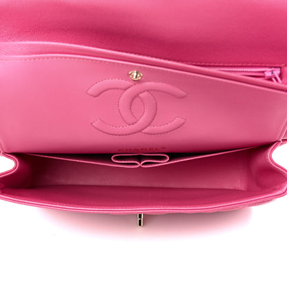 Chanel Caviar Quilted Medium Double Flap Pink 5 of 12