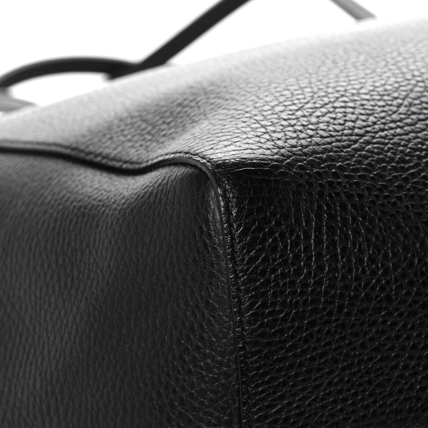 Gucci Pebbled Calfskin Medium Swing Tote Black 10 of 16