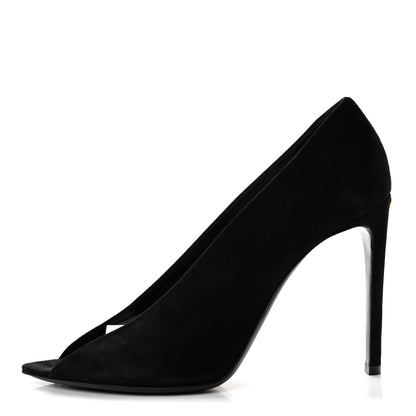 Valentino Garavani Suede Révélé 105mm Pumps 38.5 Black 1 of 13
