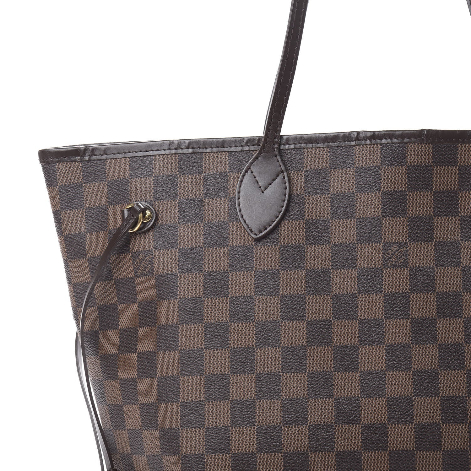 Louis Vuitton Damier Ebene Neverfull MM 7 of 14