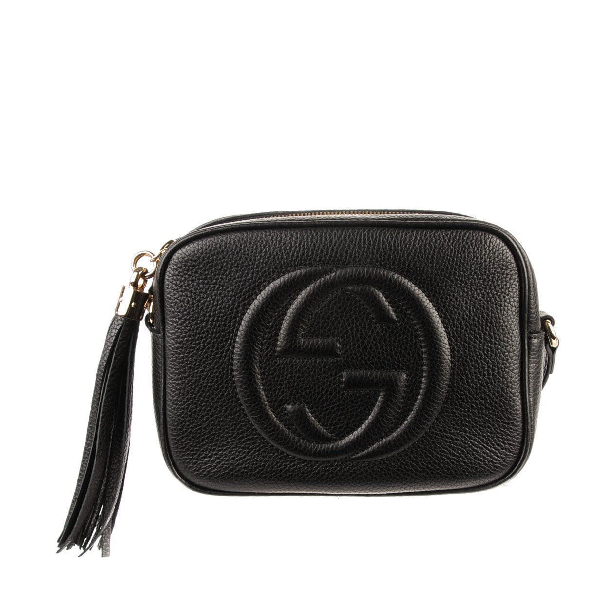 Gucci Pebbled Calfskin Small Soho Disco Bag Black 1 of 7