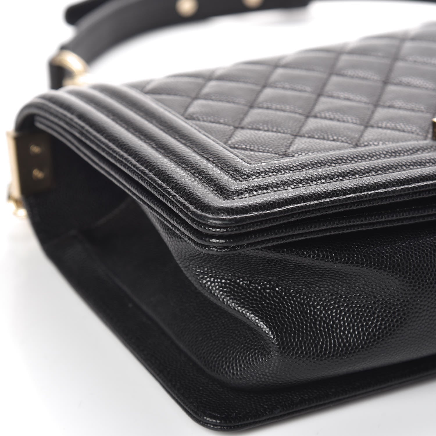 Chanel Caviar Quilted Medium Boy Flap Black 10 of 13