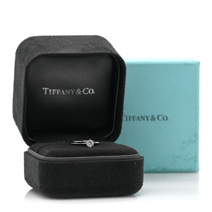 Tiffany Platinum Diamond .21ct Solitaire Engagement Ring 42 2.5 5 of 5