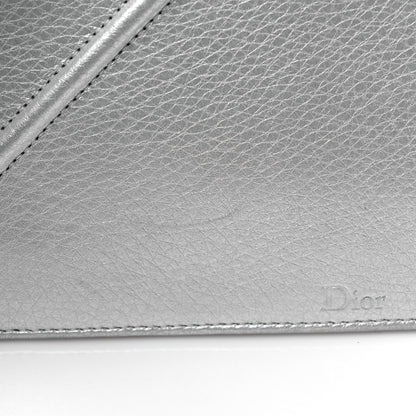 Christian Dior Metallic Grained Calfskin Medium Diorama Flap Bag Silver 12 of 12