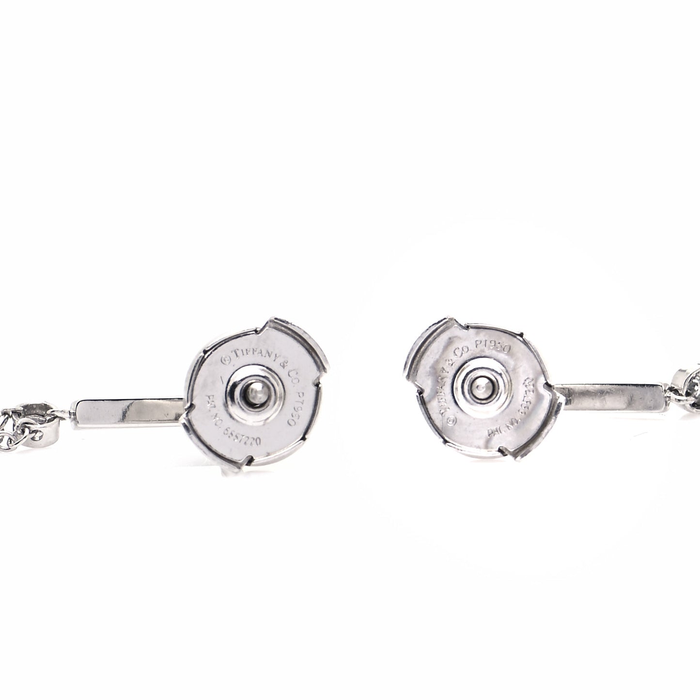 Platinum Diamond Voile Drop Earrings