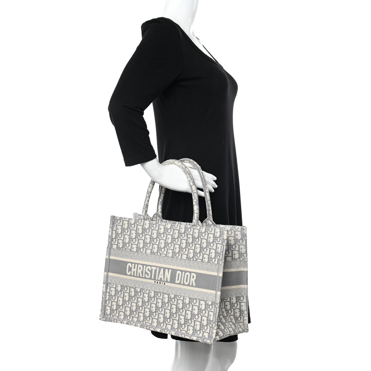 Oblique Medium Book Tote Grey