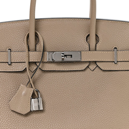 Hermes Togo Birkin 30 Gris Tourterelle 8 of 11