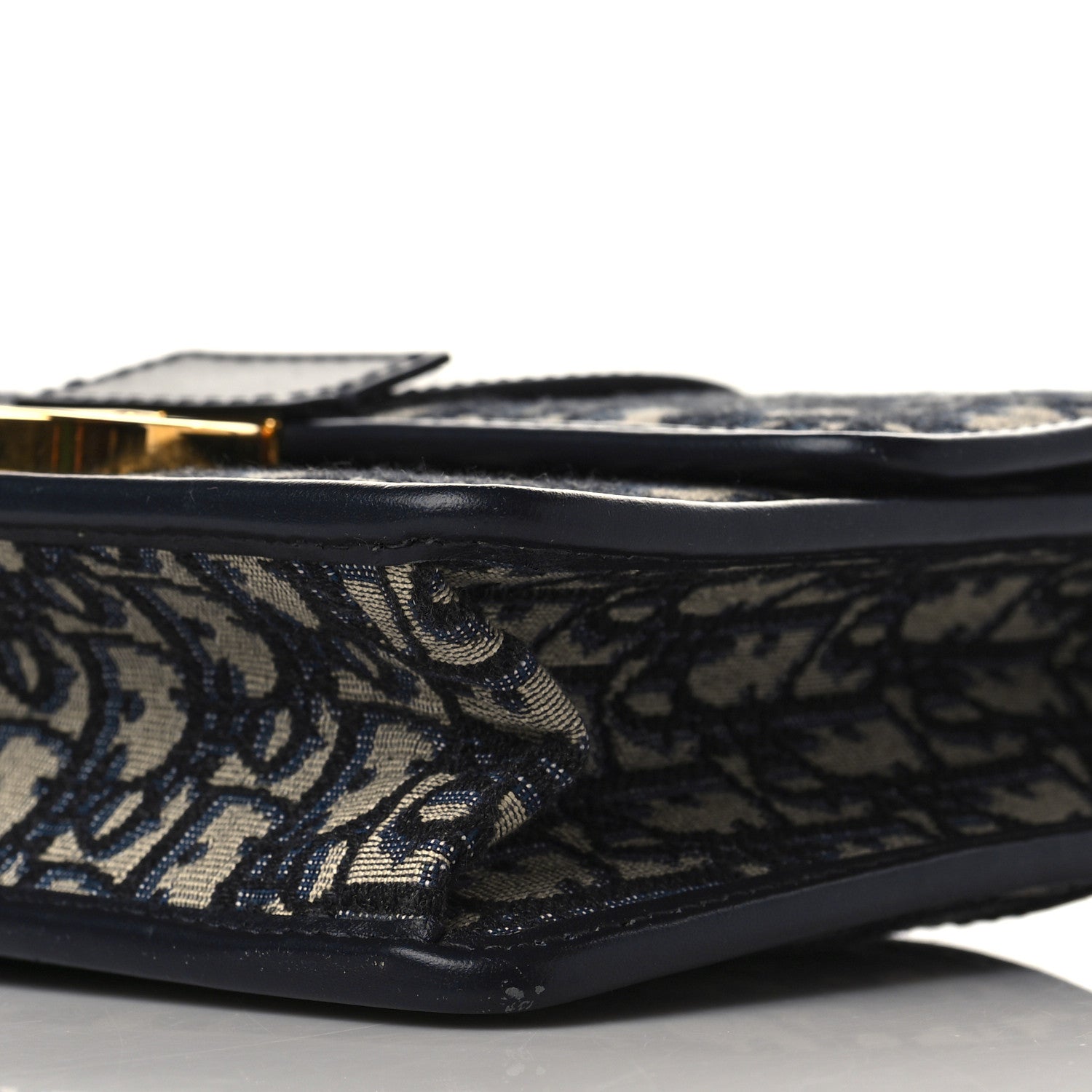 Christian Dior Oblique 30 Montaigne Flap Bag Blue 9 of 10