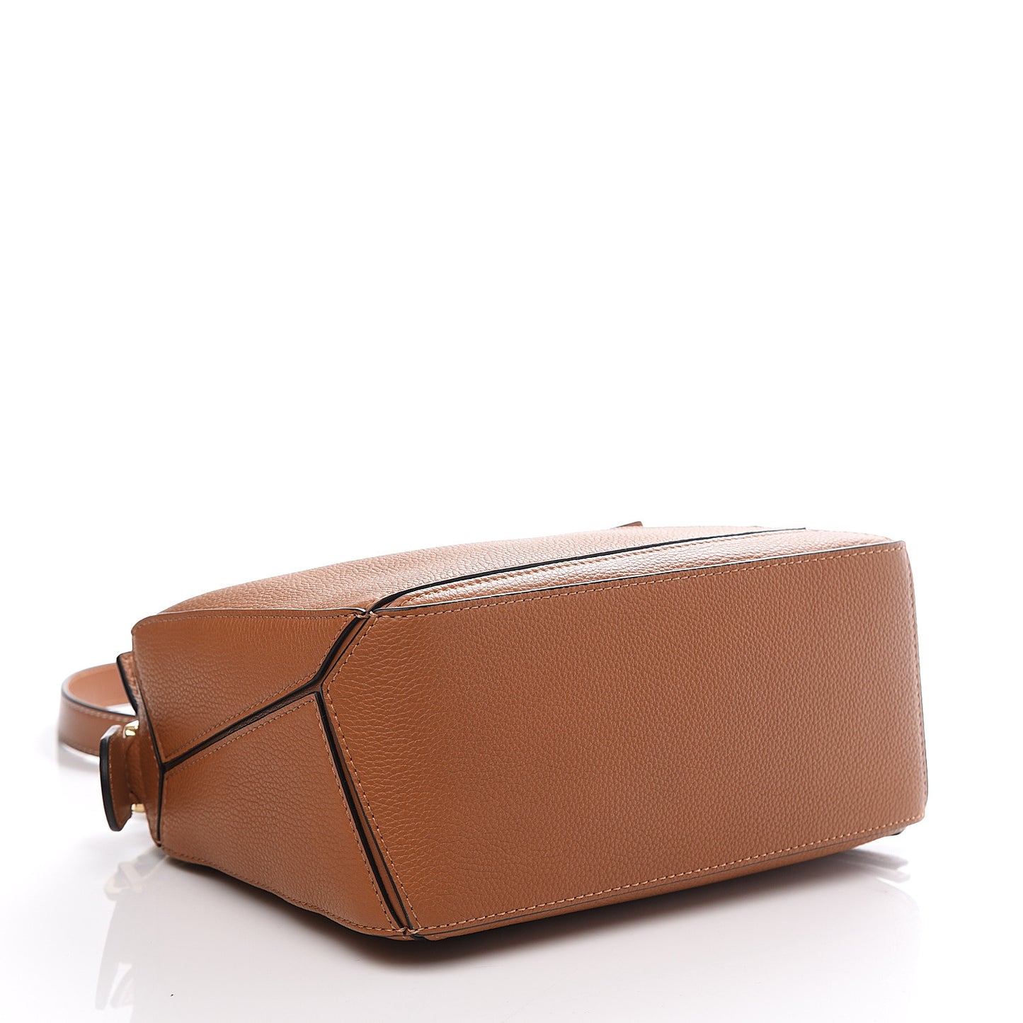 Calfskin Small Puzzle Bag Light Caramel