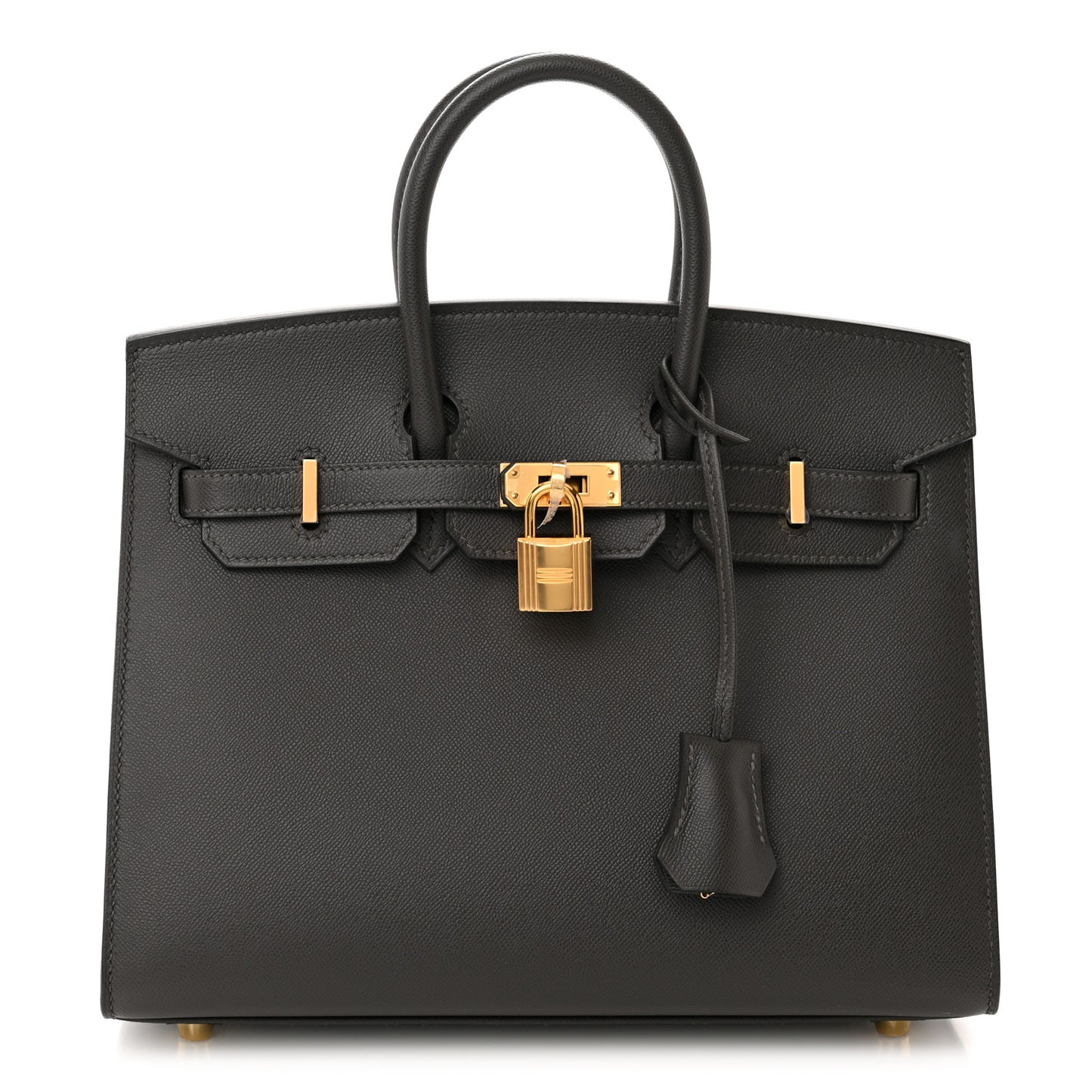 Madame Calfskin Birkin Sellier 25 Graphite