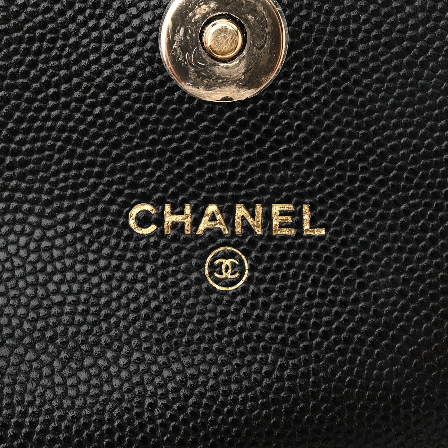 Caviar Quilted Crystal CC Airpods Pro and Phone Case With Chain Black