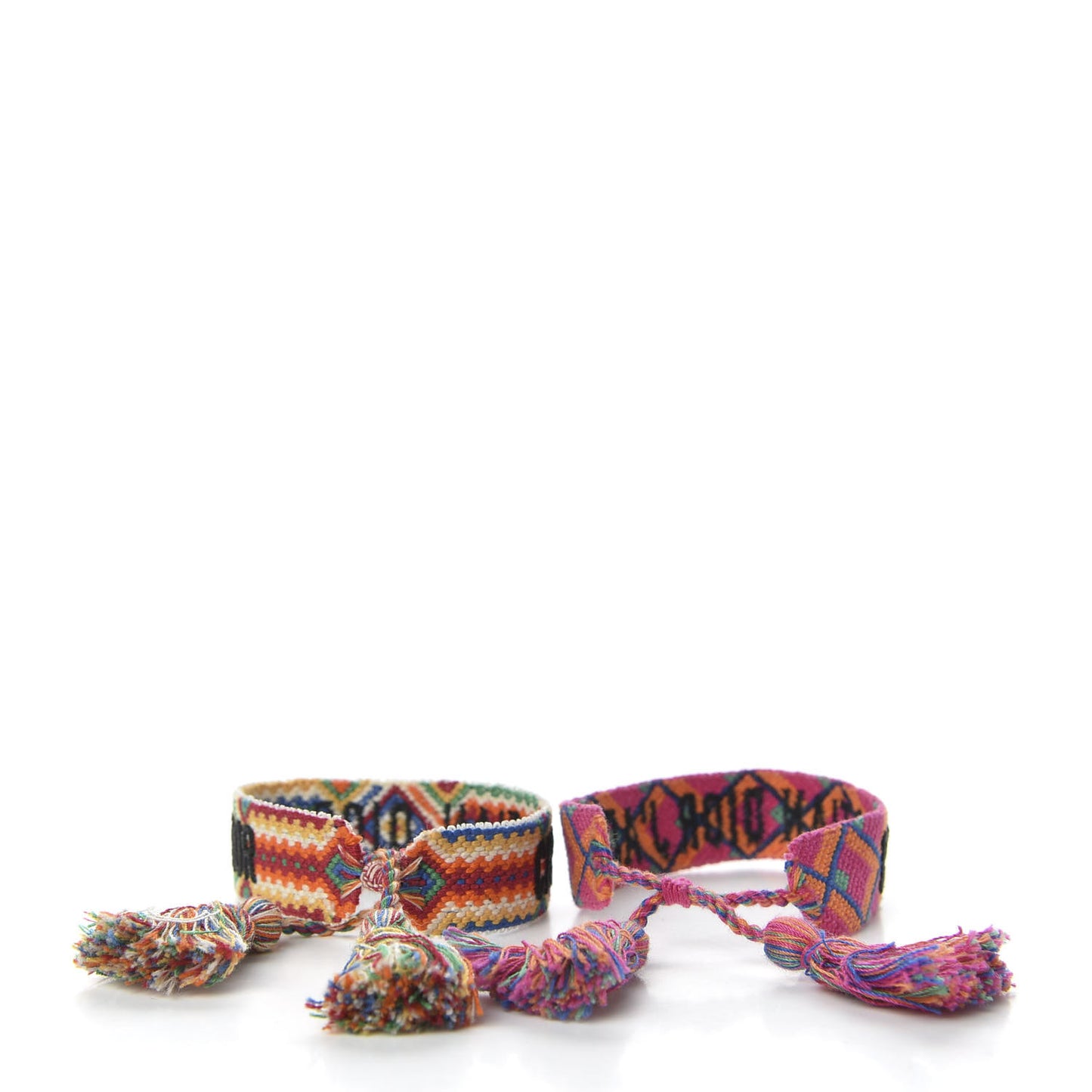 Woven Cotton J'Adior Friendship Bracelet Set Multicolor