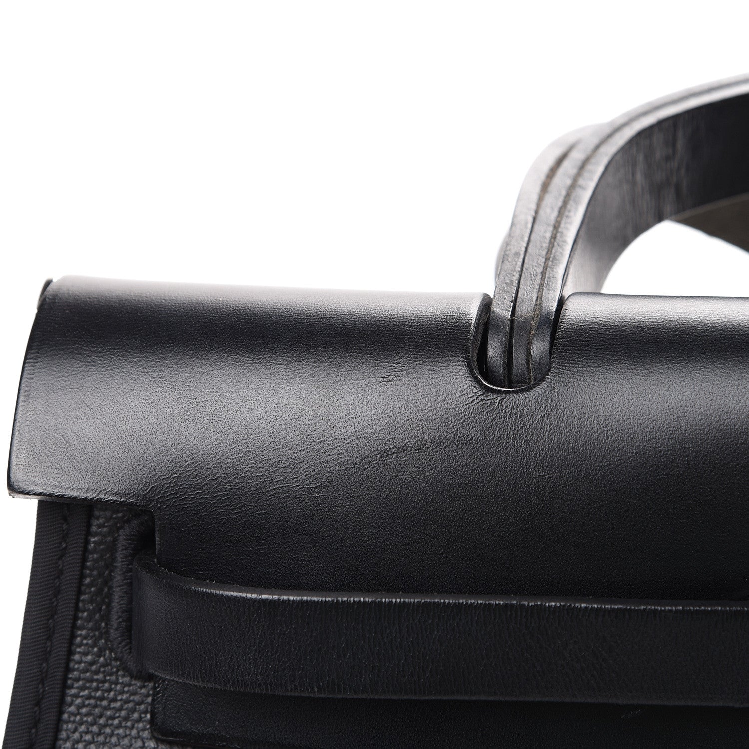 Hermes Toile H Berline Vache Hunter Herbag Zip PM 31 Black Ecru 11 of 19