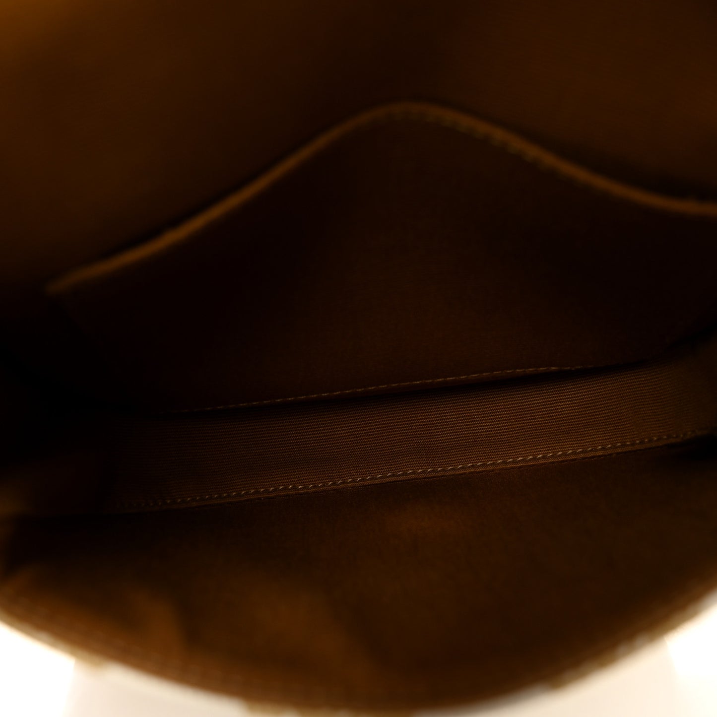 Triomphe Canvas Calfskin Mini Besace Bag White