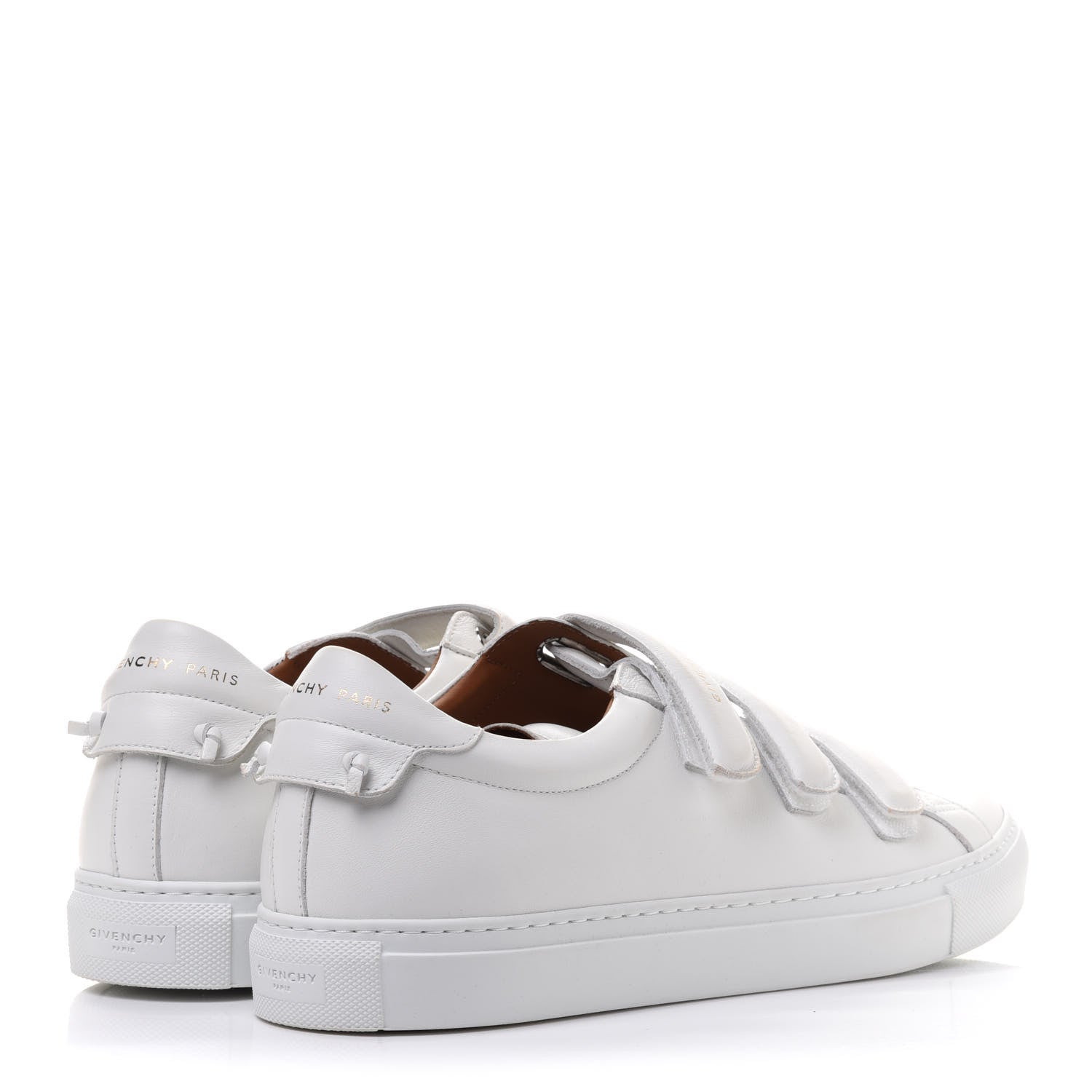 Givenchy Calfskin Velcro Strap Mens Urban Street Sneakers 44 White 4 of 12