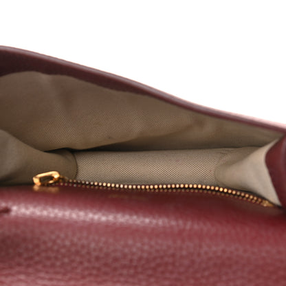 Tom Ford Calfskin Small T Clasp Tara Crossbody Bag Cabernet 5 of 10