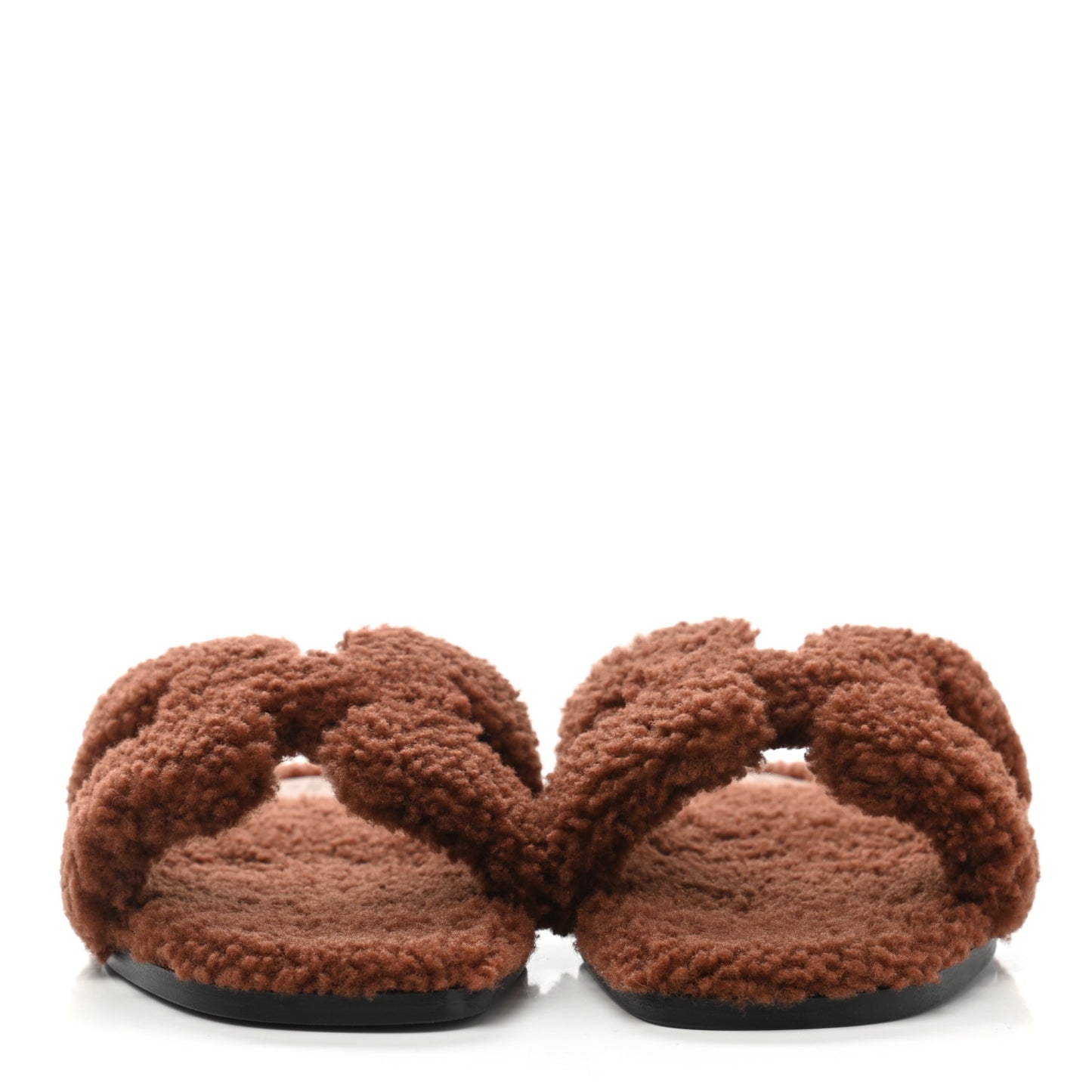 Woolskin Oran Sandals 39 Cognac