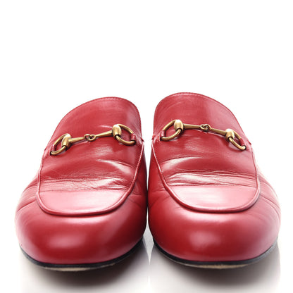 Gucci Malaga Kid Womens Princetown Slippers 40 Hibiscus Red 5 of 11