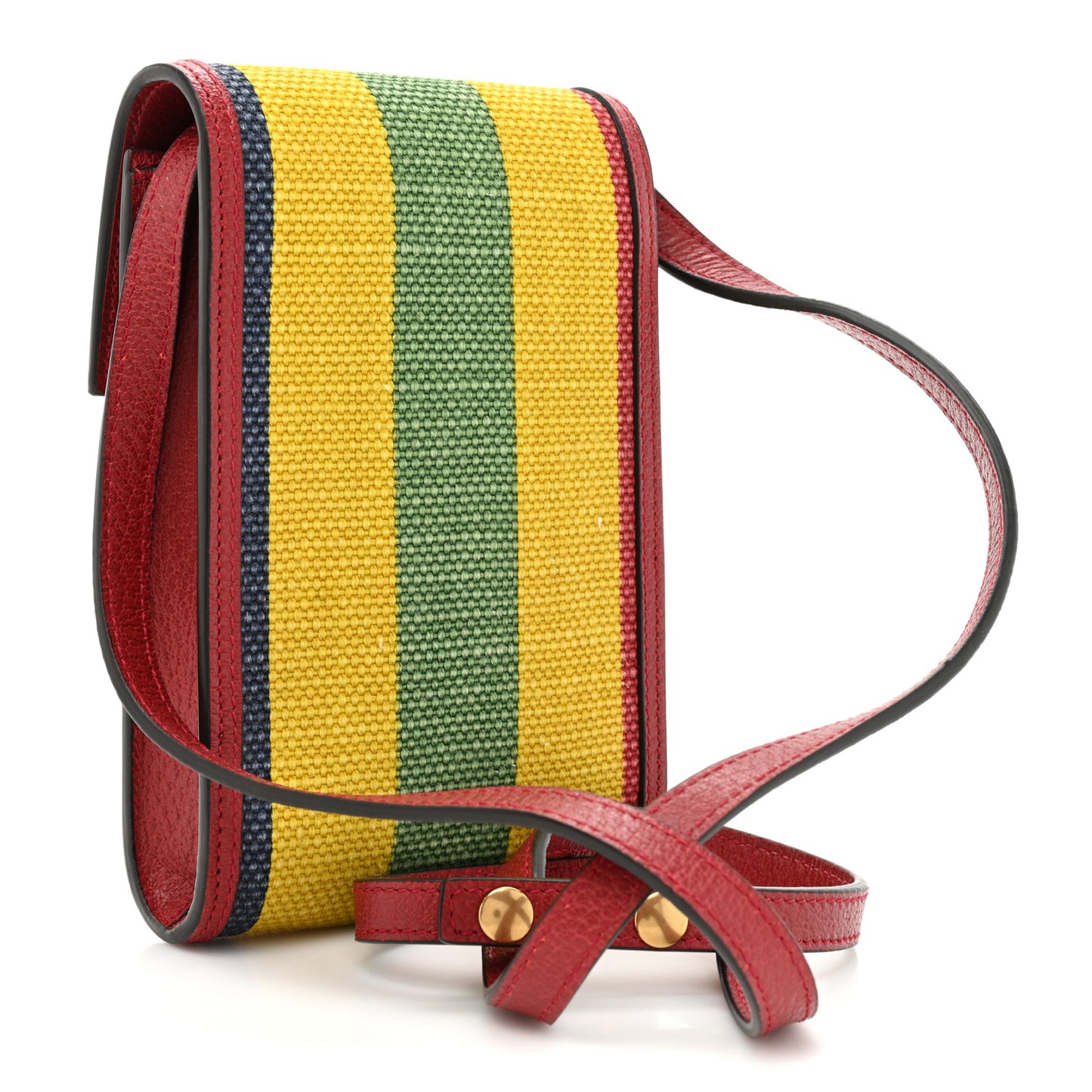 Canvas Marley Stripe Script Logo Mini Gucci 100 Crossbody Bag Red