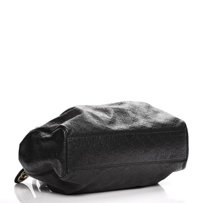 Gucci Guccissima Medium Sukey Tote Black 4 of 12