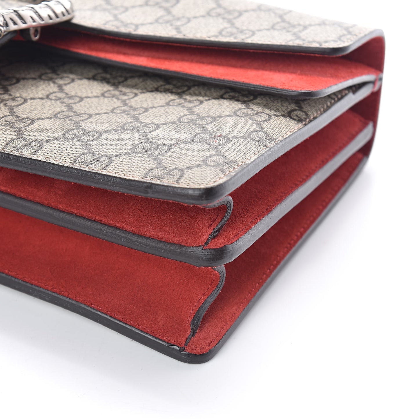 GG Supreme Monogram Small Dionysus Shoulder Bag Red