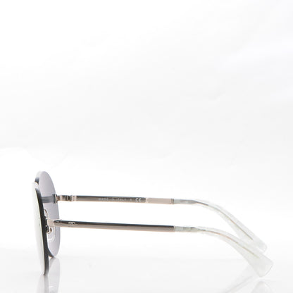 Chanel Mirrored Round Sunglasses 4216 Purple 3 of 10