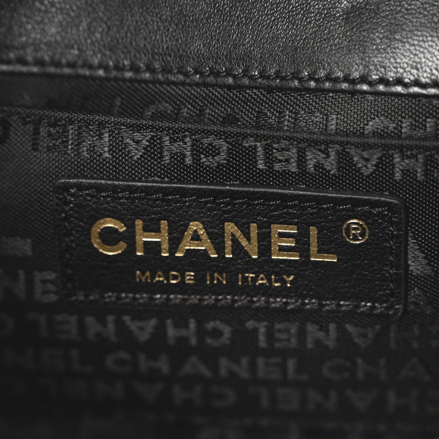 Lambskin Quilted Mini Chocolate Bar Camellia Flap Black