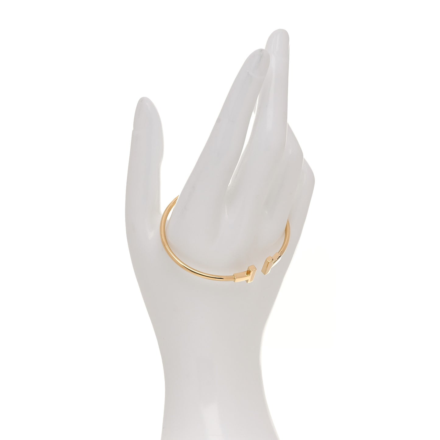 18K Yellow Gold T Wire Bracelet