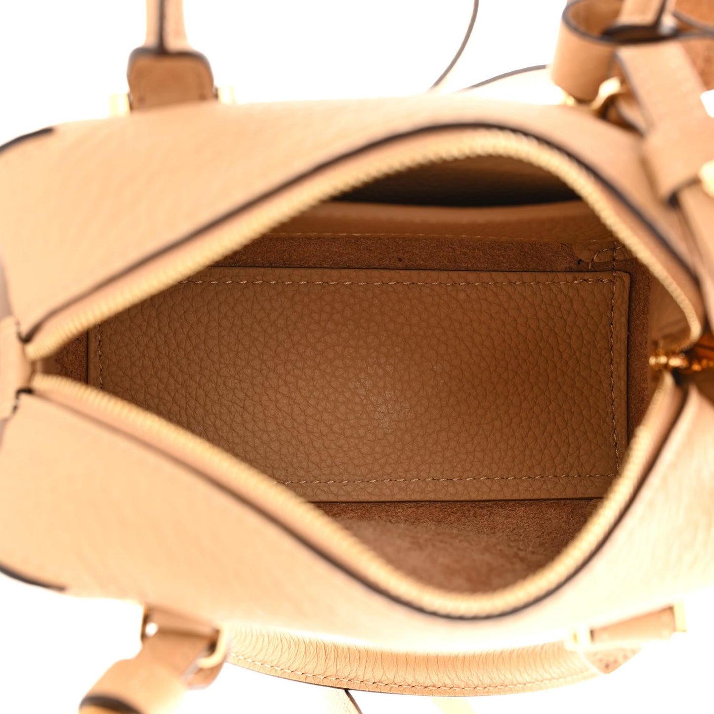 Taurillon Soft Nano Cool Box Satchel Latte